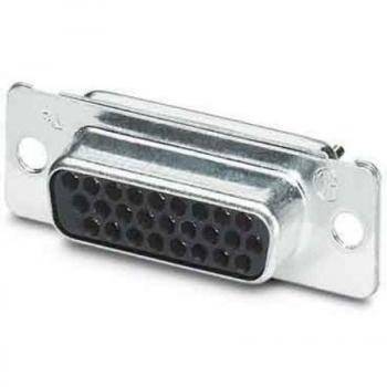 Connecteur à souder SUB-D femelle 26 pôles Phoenix Contact 1655166 180 ° 10 pcs