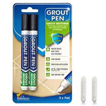 Twin Pack Black Grout Pen