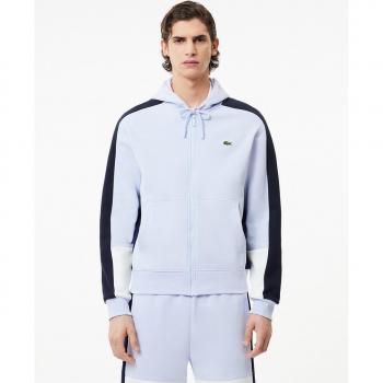Felpa Lacoste Urban Full Zip blu bianco