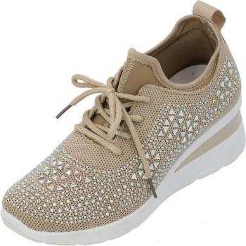 Silla Anid Sand & Silver Low Shoes