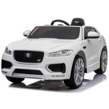 Auto Elettrica per Bambini Jaguar F-Pace, Marca Giaquinto, 1 Posto, Colore Bianco, Modello GVC-5290