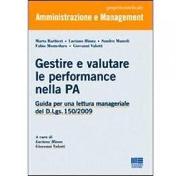Gestire e valutare le performance nella PA