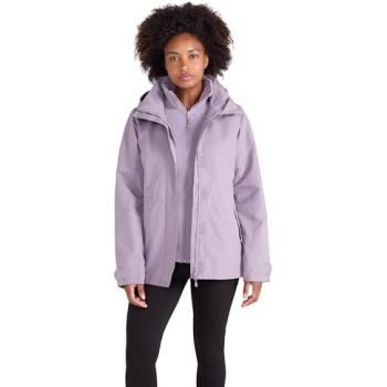 Lila 3-in-1 Wasserjacke für Damen
