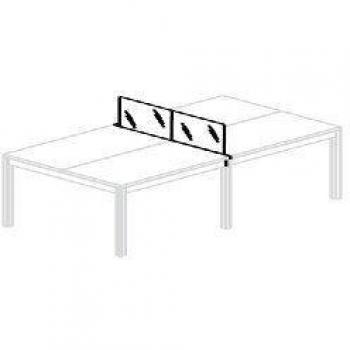 PANEL DIVISOR DE VIDRIO PARA MESA WORK ROCADA 146 X 40 CM