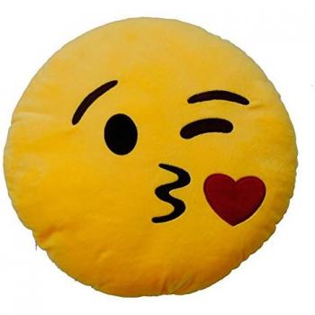 Cuscino 32 cm con Motivo EmoticonWorld Bacino
