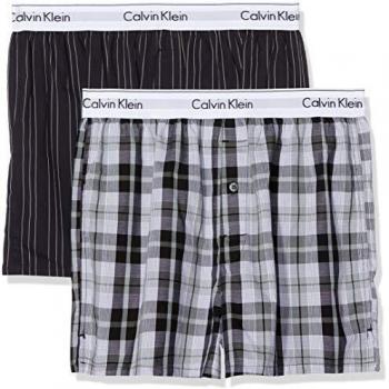 Calvin Klein Men's 2-Pack Woven Boxers