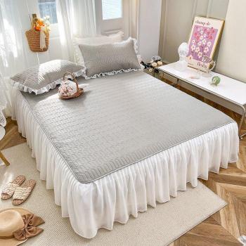 Matelas pliant Ins Solid Girly Heart en latex, doux pour la peau, antidérapant, été