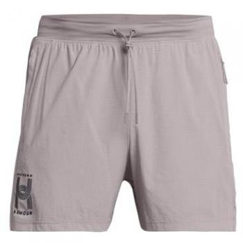 Pantaloncini da corsa Under Armour Run Anywhere 4 viola