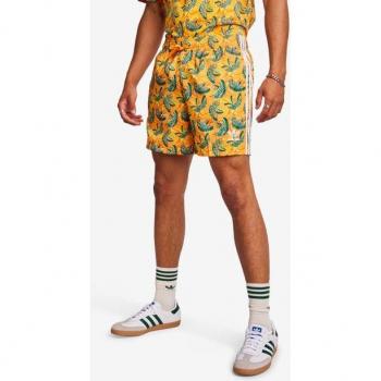 T-shirt di costume Adidas Summer Trefoils uomo – colore giallo, tessuto poly woven, XS