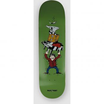 Pass Port Krümel Skateboard Deck 8.5 grün