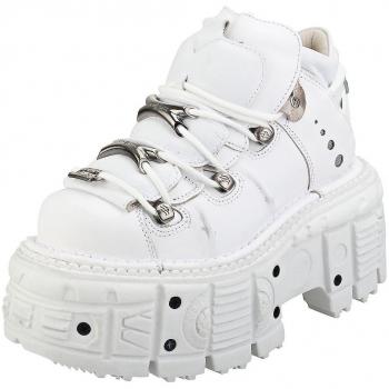 Plataforma Unisex New Rock M-tank106-c1 Color Blanco 40 EU