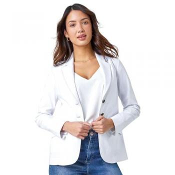 Roman Women's Blazer with Button Detail