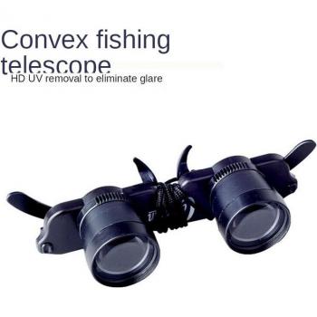 Telescopio ajustable para pesca con gafas de aumento 20x
