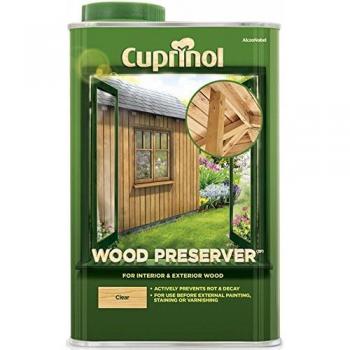 1L Cuprinol Wood Preservative, Exterior, Clear (Bp), Clear Finish