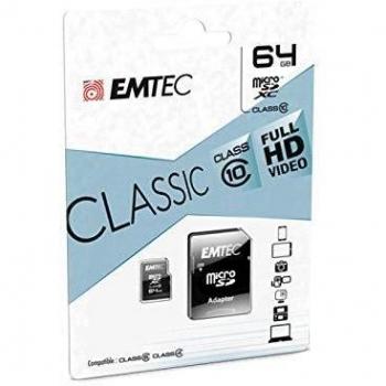Emtec 64 Go Micro SDHC Class 10