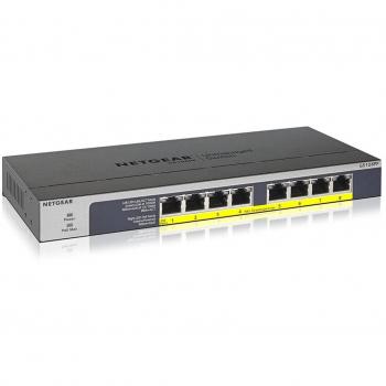 HUB SWITCH 8 PT 10/100/1000 NETGEAR GS108PP-100EUS