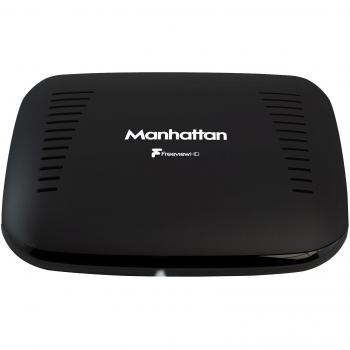 MANHATTAN T1 FREEVIEW HD SET TOP BOX + FREEVIEW HD CHANNELS