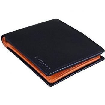 PrimeSecure Black Leather Wallet with RFID Protection – Men's Edition