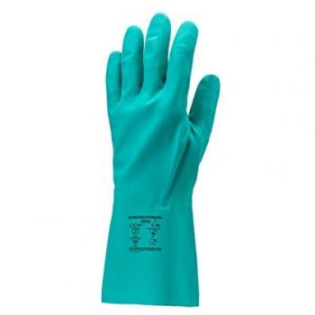 Gants nitriles verts Eurochem 5530 – Pack 10 – 0,46 mm, T11