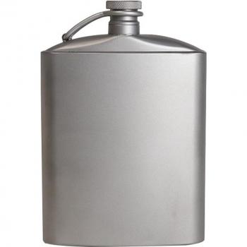 260ML Titanium Hip Flagon with Funnel