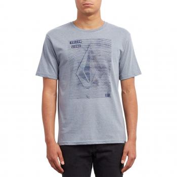 Camiseta Volcom Line Tone HTH SS, Hombre, Azul