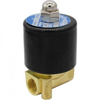 Pneumatic Valve (Fermeture Normale) en Zinc et Laiton – 12 V/24 V/220 V (2W‑025‑08)