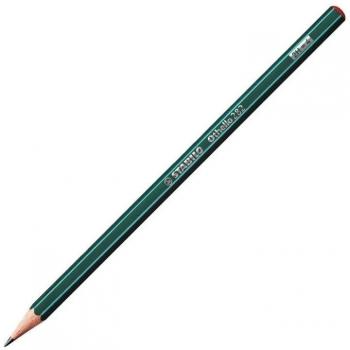 STABILO Othello Bleistift 2H, grün mit Streifen