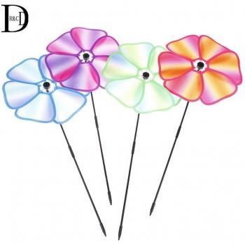 Kid’s Solid Color Fabric Windmill, Outdoor Decoration