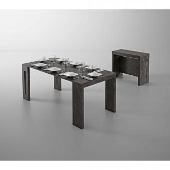 Tavolo Allungabile in Marmo Nero 186x80h76
