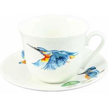 Roy Kirkham RSPB Kingfisher Glory Breakfast Pair (Jumbo) – XRSPBKING1100GBOXED