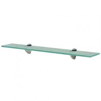 60x20 cm Glass Floating Shelf with 8 mm Thickness, Vidaxl
