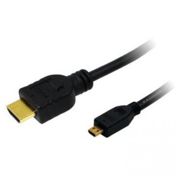 HDMI-Kabel Micro-DM zu HDMI-AM 4K 30 Hz schwarz 15 m