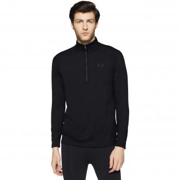 Men's Under Armour Tech 2.0 Long Sleeve Half Zip Pullover in Black (XXL)