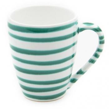 GMUNDNER KERAMIK Frühstücksbecher grün geflammt 0,3 l