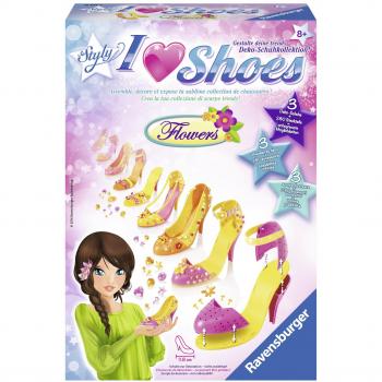 RAVENSBURGER 18636 I Love Shoes – Blütenzauber Schuhe