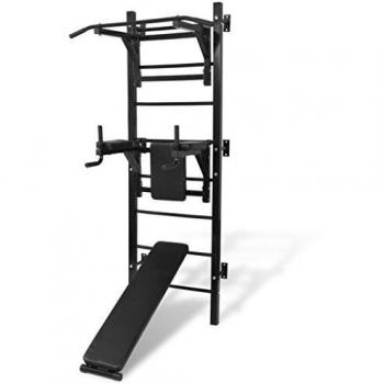 Vidaxl Wall-mounted Multi-functional Fitness Power Tower