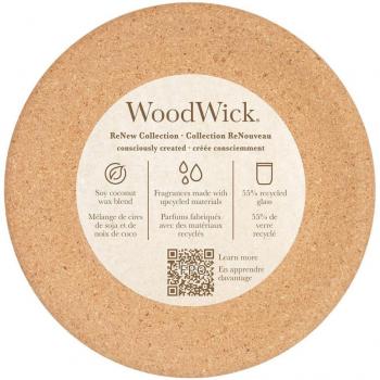 Candela in vetro Woodwick ReNew Incense & Myrrh da 184g