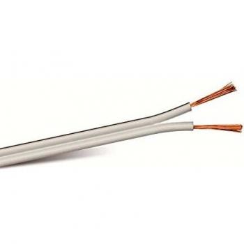 Purelink Lautsprecherkabel, 2x4 mm², 50m, weiß, CCA (50 m), Lautsprecherkabel, Weiss