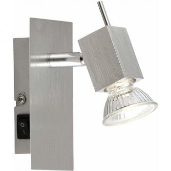 Silberne LED Wandstrahlerleuchte – GLobo 574187‑1