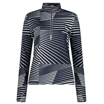 Sweatshirt CMP femme noir demi-zip