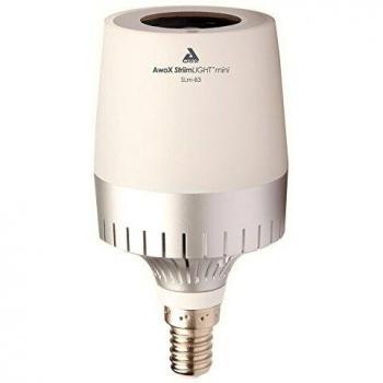Chacon Awox LED E14 Lampadina con Speaker Integrato, Bluetooth, Bianca, 1 Unità