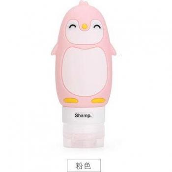 Cartoon Animal Silicone Refillable Bottle for Travel