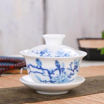 Sancai Gaiwan Porzellan Tee Zubehör