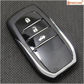 PINECONE Keyless Entry Fob Case for Toyota Camry, Crown, Fortuner, Highlander, Prado, RAV4