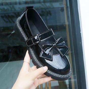 Zapatos de Cuero para Dama Estilo Oxford con Hebilla Metálica