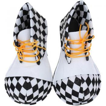 Chaussures en losange pour enfants – clown noir, PARTILANDIA 2010 S.L