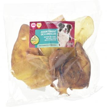 Assortiment d'oreilles de porc X6, Aimé
