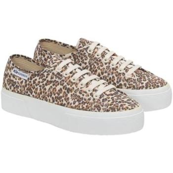 Superga Leopard Print Damen Sneaker mit Plattform EU 39/UK 6