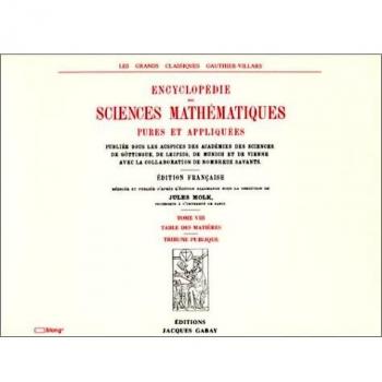 ENCYCLOPEDIE DES SCIENCES MATHEMATIQUES PURES ET APPLIQUEES