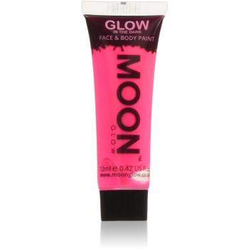 Nachtschein Strahlen-Pigment 12 ml Rosa – fluoreszierend, Aufladung nötig